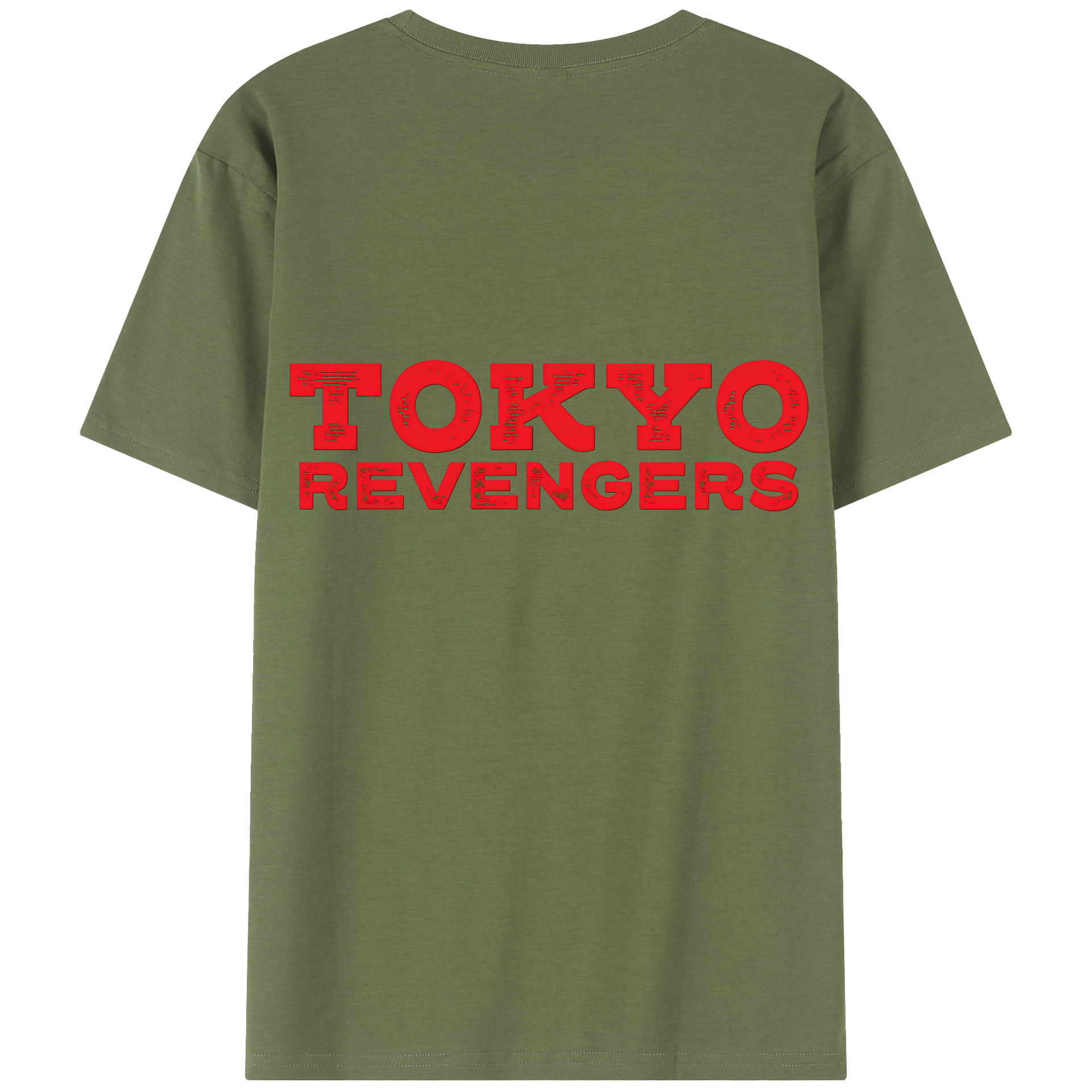 （画像用） 東京リベンジャーズ Tokyo Revengers 綿100％半袖Tシャツ（背面プリント）